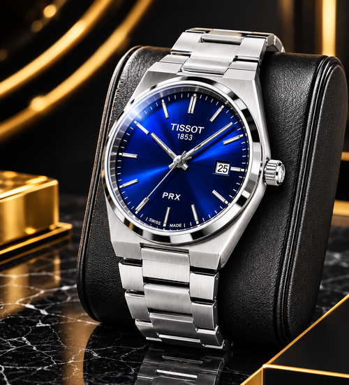 Tissot PRX 1853 – Dark Blue Dial | Stainless Steel Bracelet | Sapphire Crystal | Premium Men's Watch