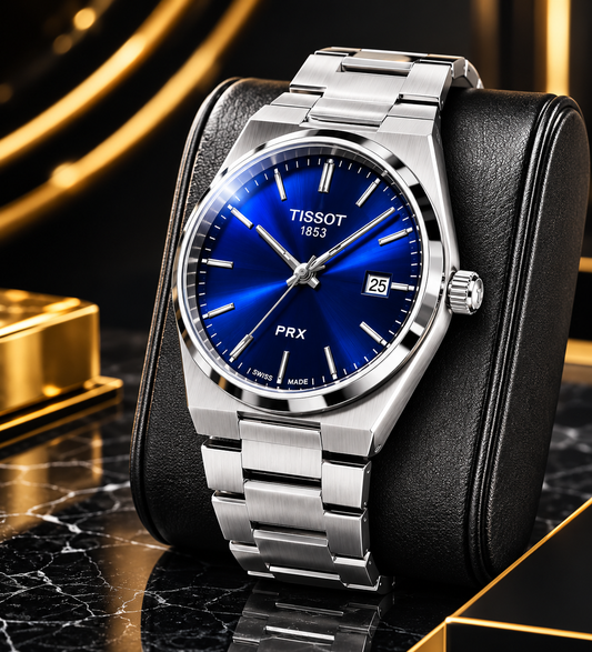 Tissot PRX 1853 – Dark Blue Dial | Stainless Steel Bracelet | Sapphire Crystal | Premium Men's Watch