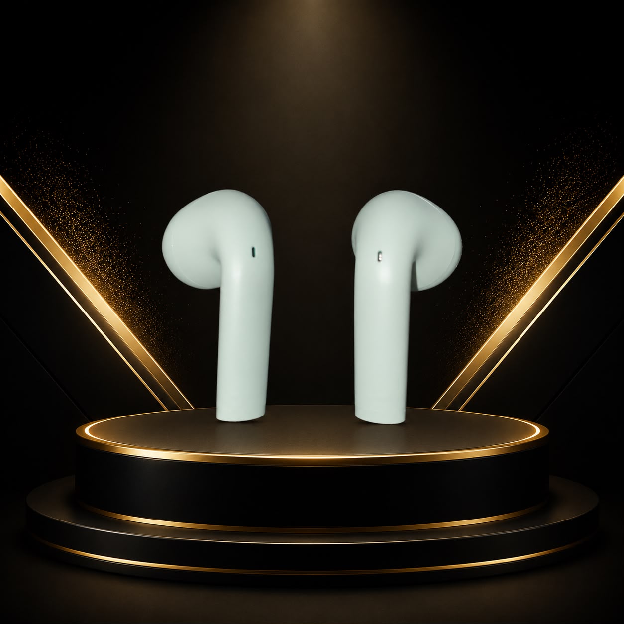 HTQ Nexus Premium Wireless Earbuds – Auto Adjustable Fit | 40 Hours Battery | Bluetooth 5.3 | Hi-Fi Sound | Type-C Charging | In Green Colour